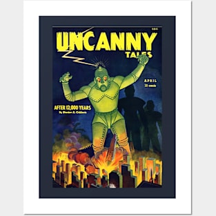 Uncanny Magazine Cover April 1942 Posters and Art